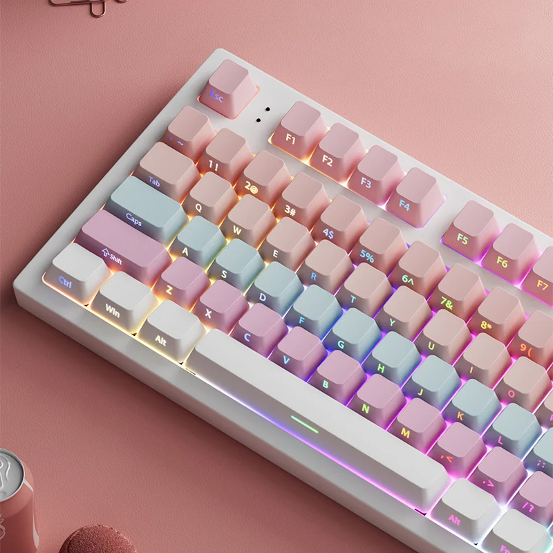 Babysbreath Cherry Profile Double Shot PBT Keycaps 130 Key Side Print Shine Through Keycap for Cherry MX Switches Gamer Keyboard
Babysbreath Cherry Profile Double Shot PBT Keycaps 130 Key Side Print Shine Through Keycap for Cherry MX Switches Gamer Keyboard