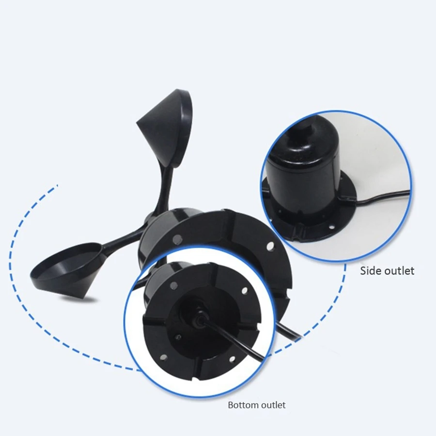 AB51 0-70M/S Датчик скорости ветра Выходной сигнал окружающей среды Импульсный тип Три чашки Датчик скорости ветра Анемометр DC5-30V
AB51 0-70M/S Датчик скорости ветра Выходной сигнал окружающей среды Импульсный тип Три чашки Датчик скорости ветра Анемометр DC5-30V