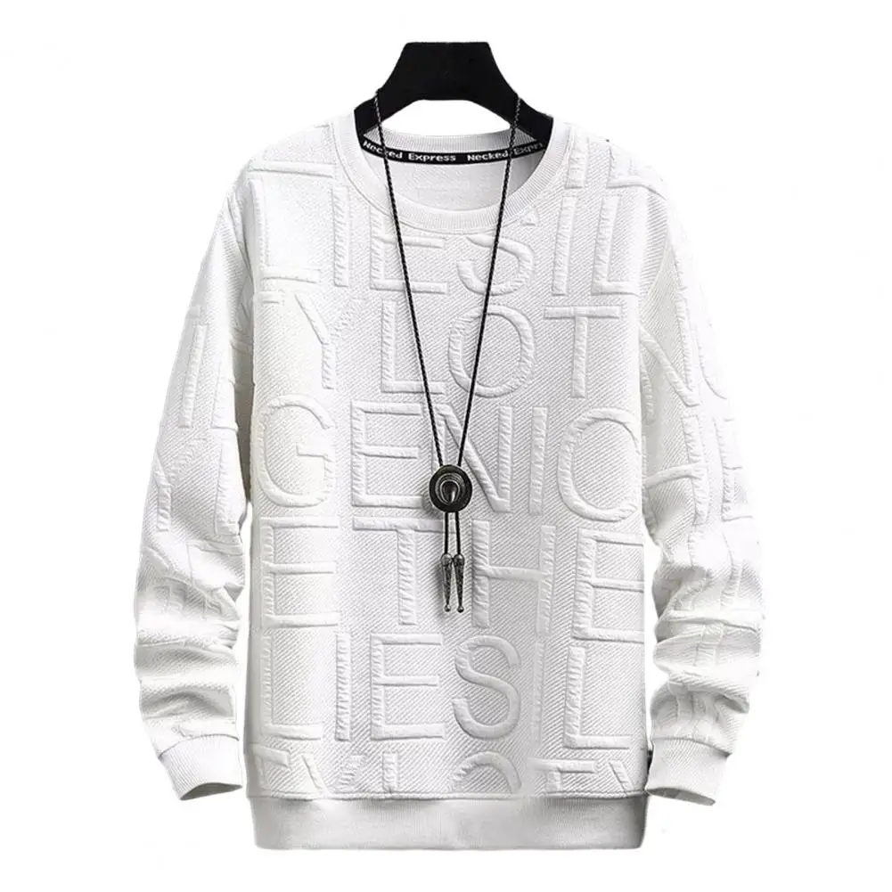 Sweatshirt Men's Loose Pullover with Letter Print for Spring Autumn Fashion Ribbed sudaderas para hombres
Sweatshirt Men's Loose Pullover with Letter Print for Spring Autumn Fashion Ribbed sudaderas para hombres