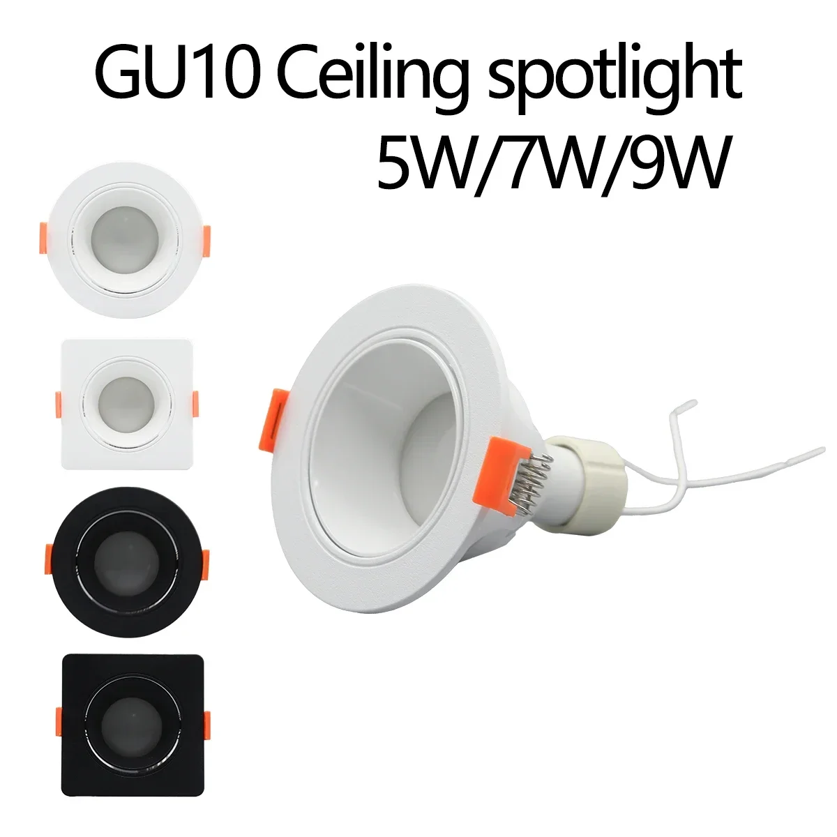 3pcs Ceiling Spotlights LED Downlight 5W 7W 9W Angle adjustable rotating AC220V 120V indoor lighting white color
3pcs Ceiling Spotlights LED Downlight 5W 7W 9W Angle adjustable rotating AC220V 120V indoor lighting white color