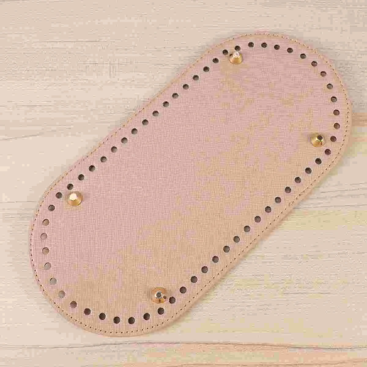 1PC Oval Bottom PU Handmade DIY Bag Accessories for Knitting Bag Women Bags (Golden) Bag Bottom Crochet
1PC Oval Bottom PU Handmade DIY Bag Accessories for Knitting Bag Women Bags (Golden) Bag Bottom Crochet