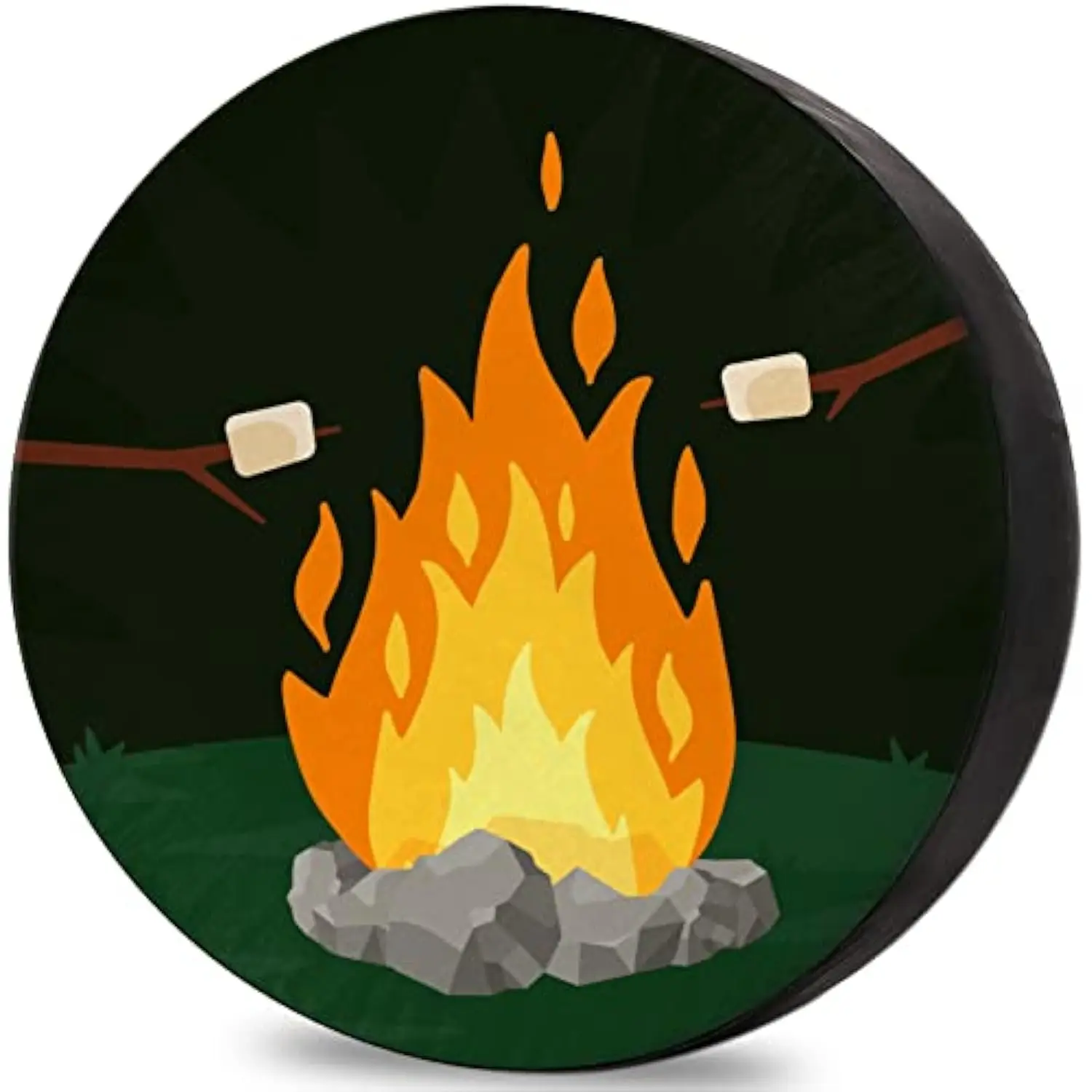 Roasting Marshmallows Campfire Spare Tire Cover Sunproof Dustproof RV Camping Trailer Cover
Roasting Marshmallows Campfire Spare Tire Cover Sunproof Dustproof RV Camping Trailer Cover