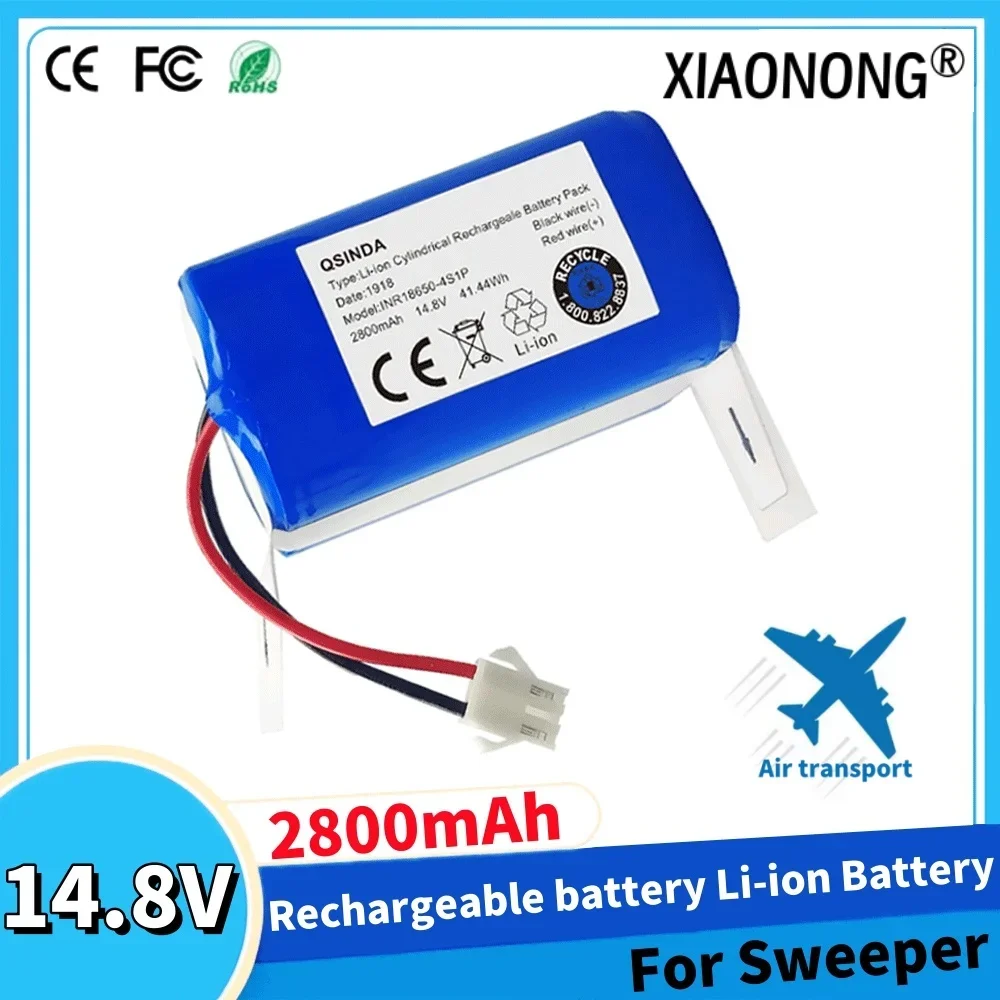 Lithium 2800mAh 14.8V Battery for Conga Excellence 990 N79 N79S DN622, Eufy Robovac 11 11S 12 15C 15S 35C Robot vacuum cleaner
Lithium 2800mAh 14.8V Battery for Conga Excellence 990 N79 N79S DN622, Eufy Robovac 11 11S 12 15C 15S 35C Robot vacuum cleaner