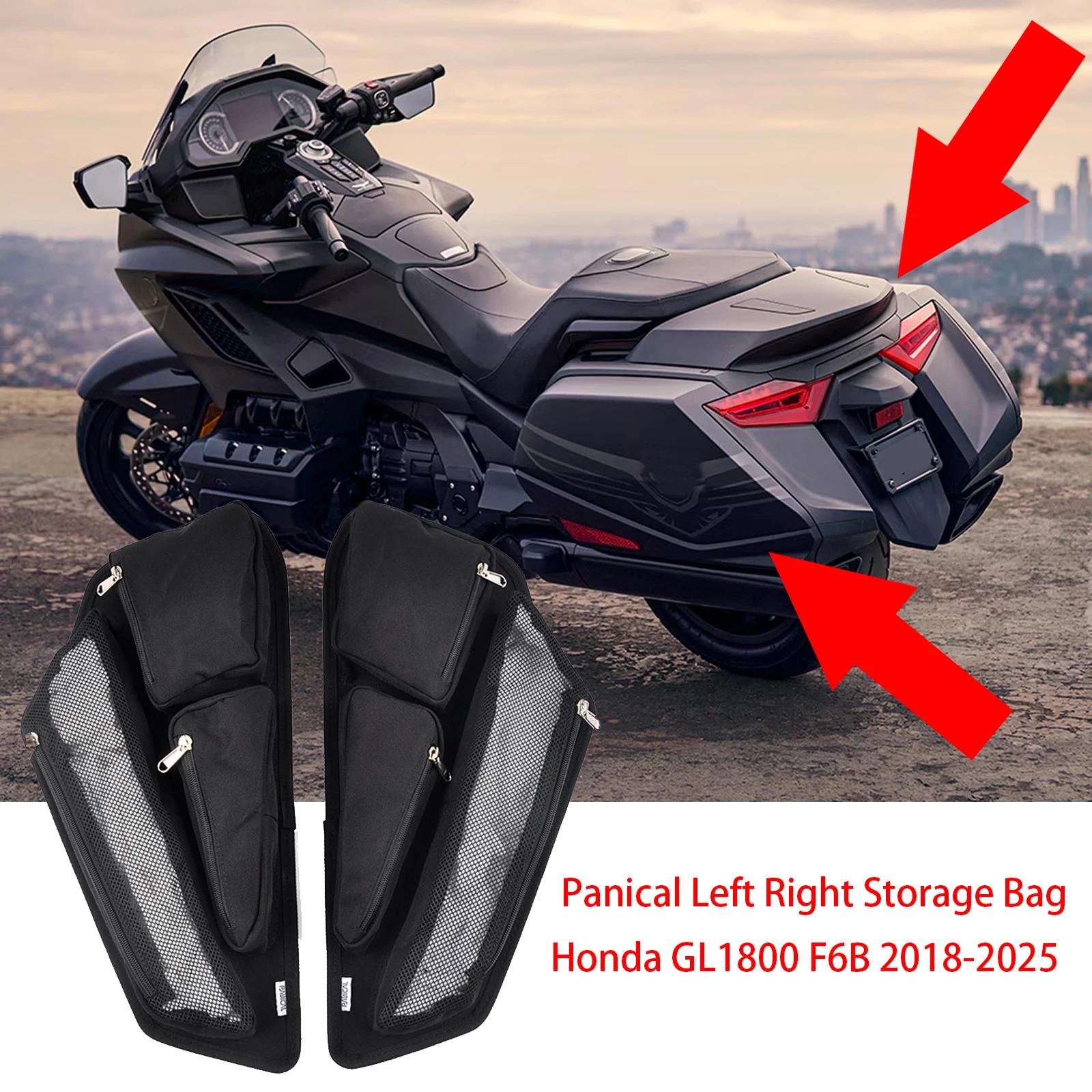 Panical Inner Pad Left Right Saddlebag Storage Bag Protection For Honda Gold Wing GL1800 F6B 2018-2025 Black
Panical Inner Pad Left Right Saddlebag Storage Bag Protection For Honda Gold Wing GL1800 F6B 2018-2025 Black