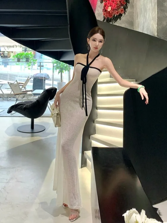 Сексуальное летнее женское платье макси с высокой талией, эластичными вставками и бретельками, цветное, с эффектом бандажа
Сексуальное летнее женское платье макси с высокой талией, эластичными вставками и бретельками, цветное, с эффектом бандажа