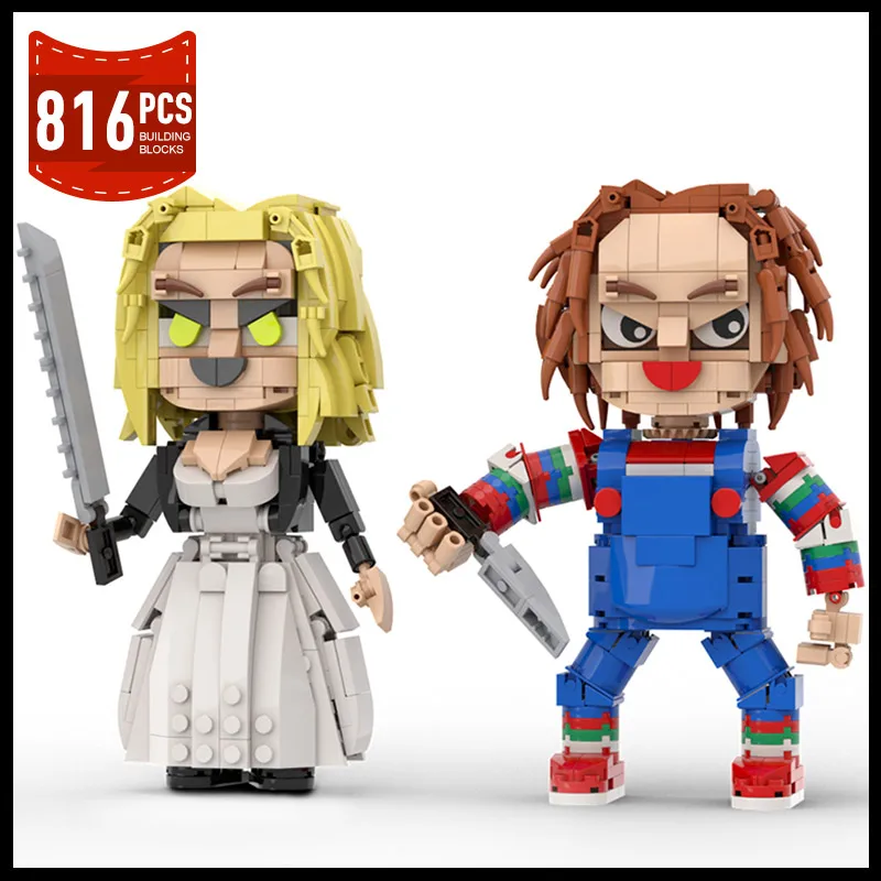 Фигурки героев м/ф «ужас» MOC, игрушки Тиффани и чакушки, модель кирпича, набор строительных блоков, подарок на Хэллоуин
Фигурки героев м/ф «ужас» MOC, игрушки Тиффани и чакушки, модель кирпича, набор строительных блоков, подарок на Хэллоуин