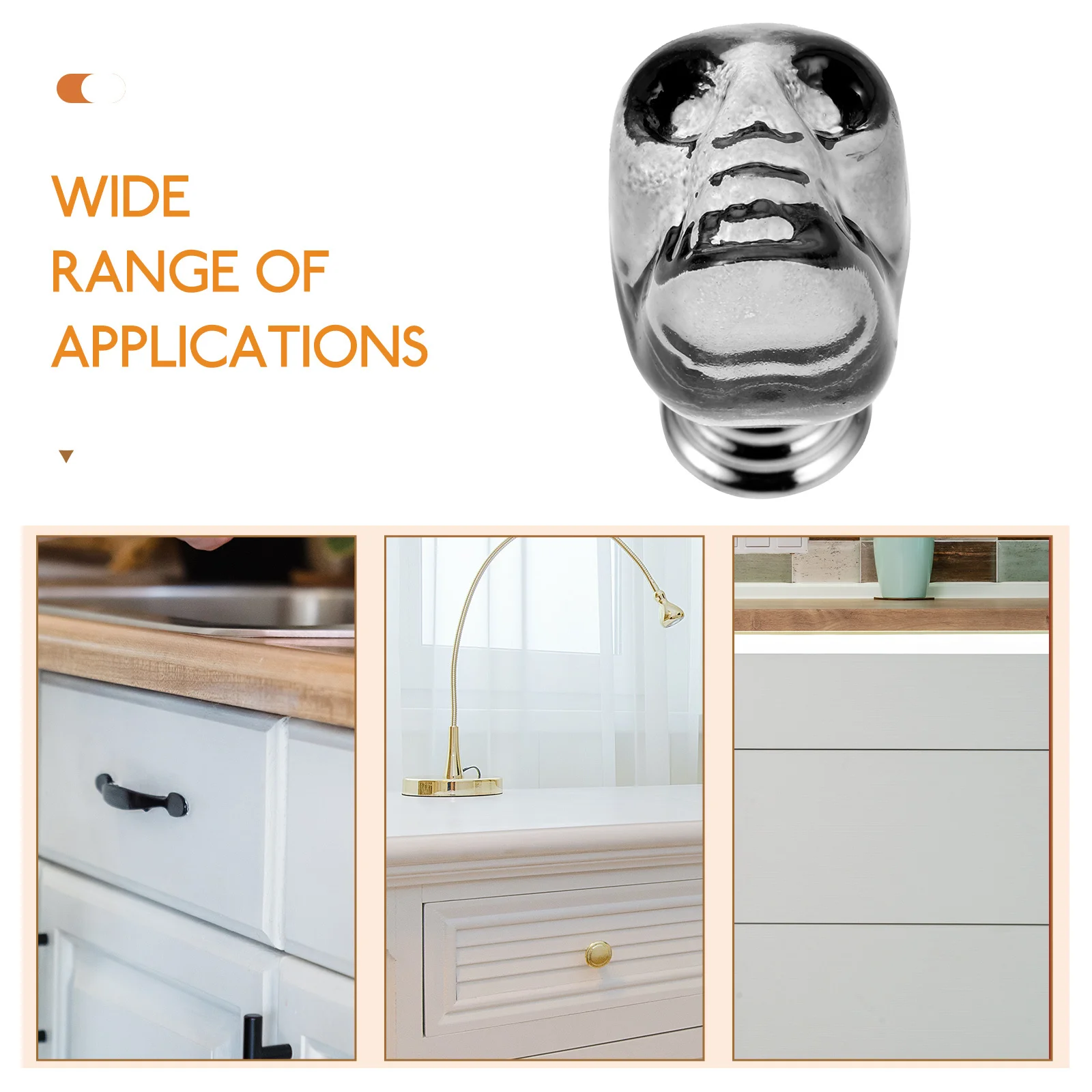 Skull Head Cabinet Knob Modern Small Dresser Drawer Pull Decorative Furniture Handle for Wardrobe Door Cabinet Knobs
Skull Head Cabinet Knob Modern Small Dresser Drawer Pull Decorative Furniture Handle for Wardrobe Door Cabinet Knobs