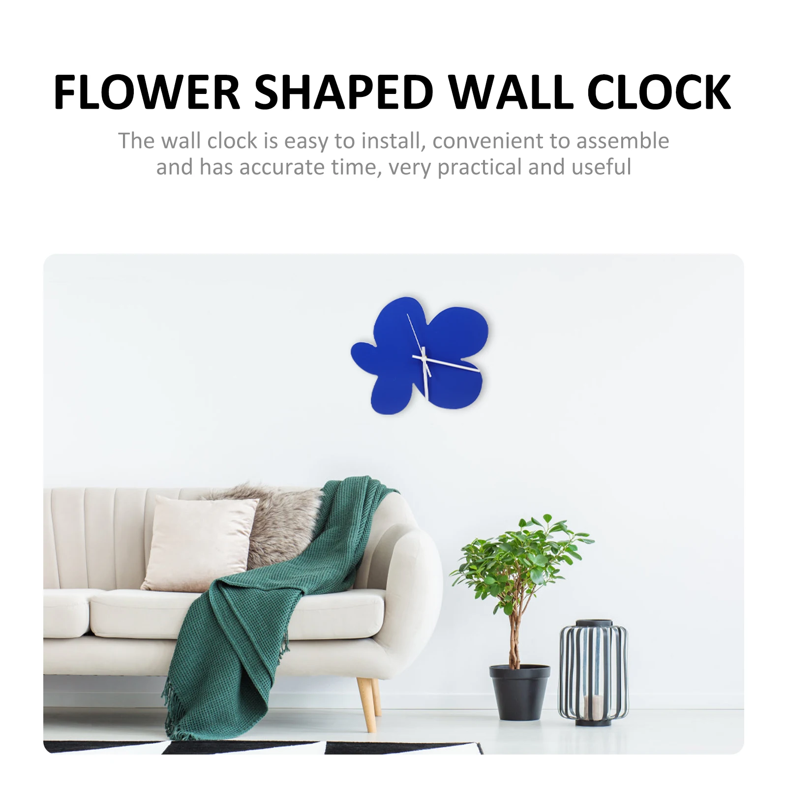 Retro Flower Shaped Wall Clock Hanging Plastic Bedroom Office Decorative Mute Non Ticking Silent Vintage Rustic Wall for Living
Retro Flower Shaped Wall Clock Hanging Plastic Bedroom Office Decorative Mute Non Ticking Silent Vintage Rustic Wall for Living