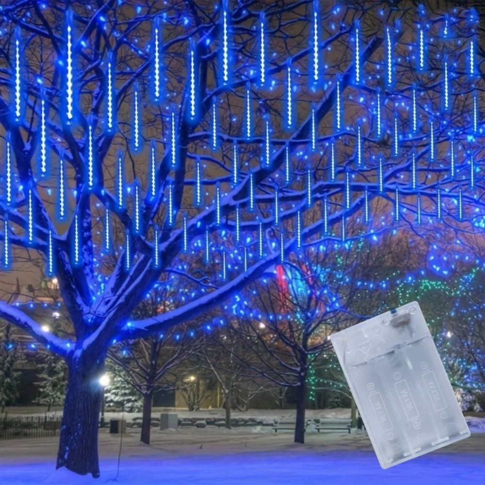 8Tube LED Meteor Shower Rain String Lights AA Battery 30CM Outdoor Lights Street Christmas Decorations for Home Wedding Party
8Tube LED Meteor Shower Rain String Lights AA Battery 30CM Outdoor Lights Street Christmas Decorations for Home Wedding Party