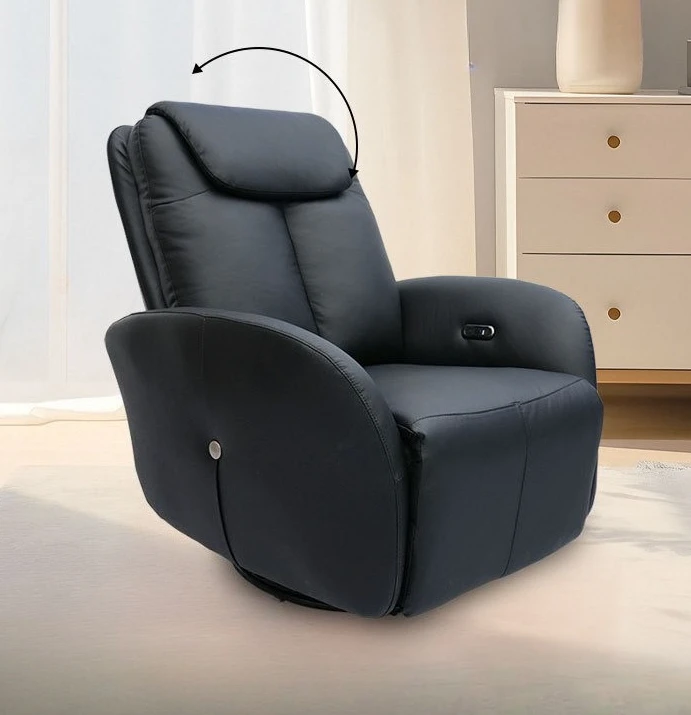 PYJ single leather functional sofa rotating flat first layer cowhide electric sofa
PYJ single leather functional sofa rotating flat first layer cowhide electric sofa