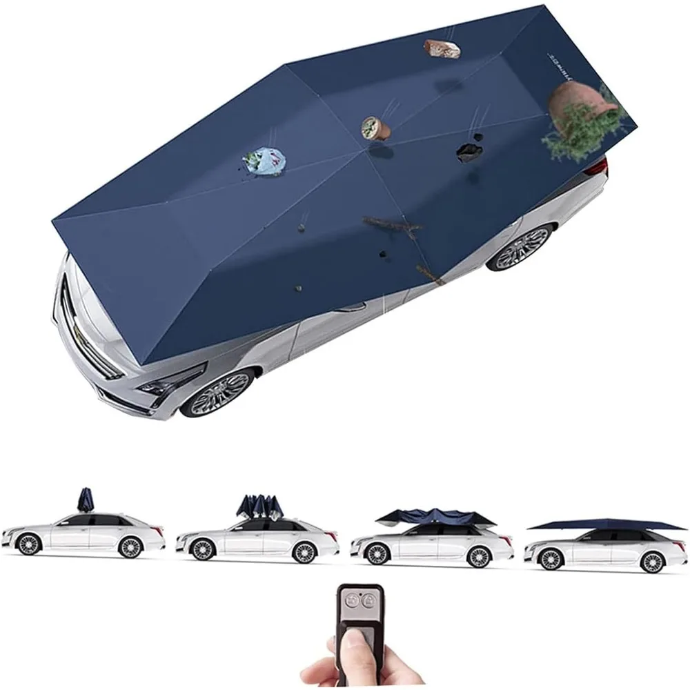 Automatic Car Umbrella Sun Shade Cover Remote Control, Foldable Car Roof Top Umbrella Tent Sunshade Universal Portable Electric
Automatic Car Umbrella Sun Shade Cover Remote Control, Foldable Car Roof Top Umbrella Tent Sunshade Universal Portable Electric