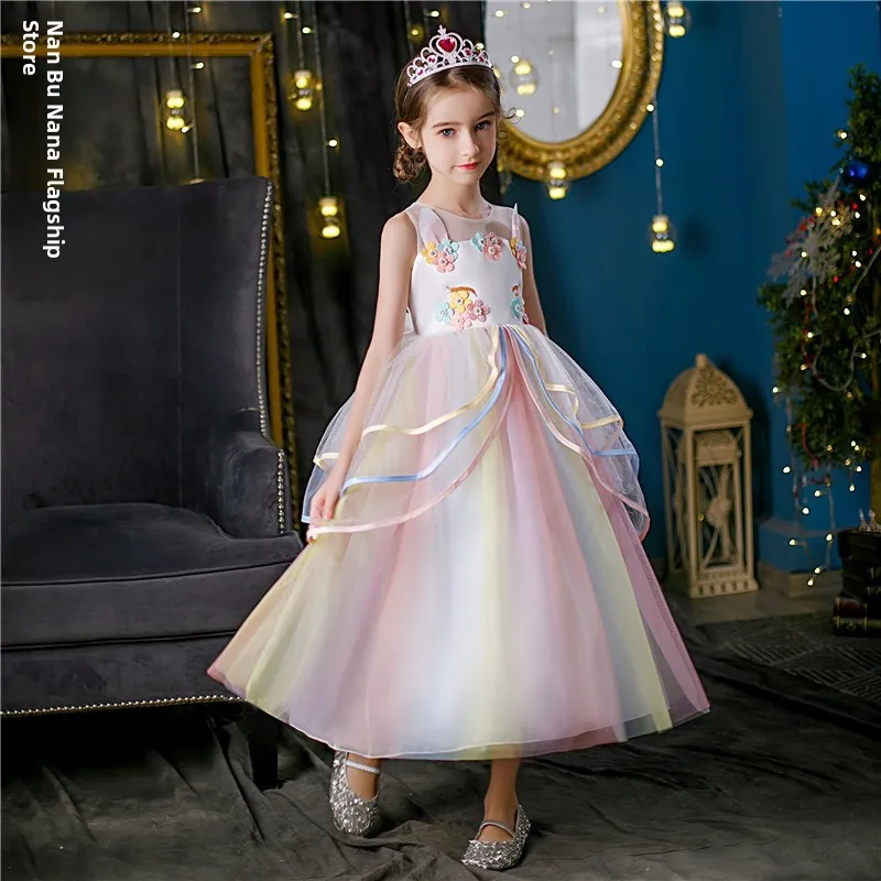 Детский костюм «Радужный принц» для девочек, традиционный наряд Ханьфу для выступлений на сцене, на Хэллоуин
Детский костюм «Радужный принц» для девочек, традиционный наряд Ханьфу для выступлений на сцене, на Хэллоуин