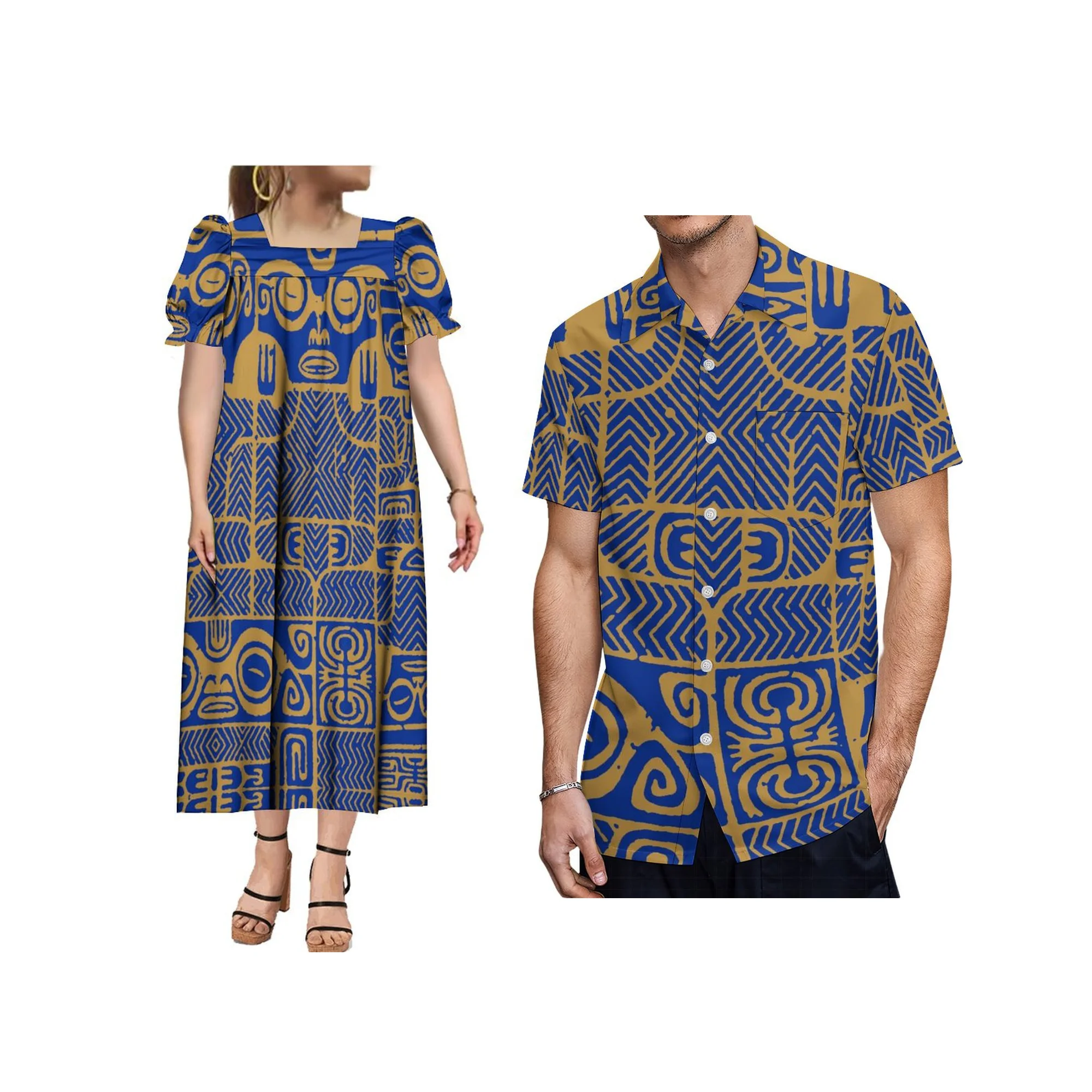 New Wholesale Custom Micronesian Mumu Stretch Dress Tonga Polynesian Tribal Print Plus Size Ladies Square Neck Dress
New Wholesale Custom Micronesian Mumu Stretch Dress Tonga Polynesian Tribal Print Plus Size Ladies Square Neck Dress