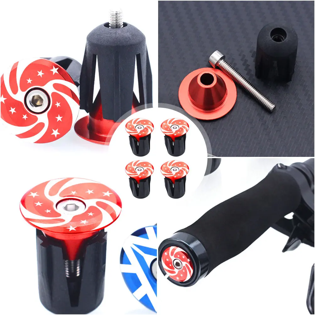 4 pcs Aluminum Bar Ends Handlebar Plug Grips Mountain Bike Slip Resistant Fit For Road Folding Bikes Easy Install Durable
4 pcs Aluminum Bar Ends Handlebar Plug Grips Mountain Bike Slip Resistant Fit For Road Folding Bikes Easy Install Durable