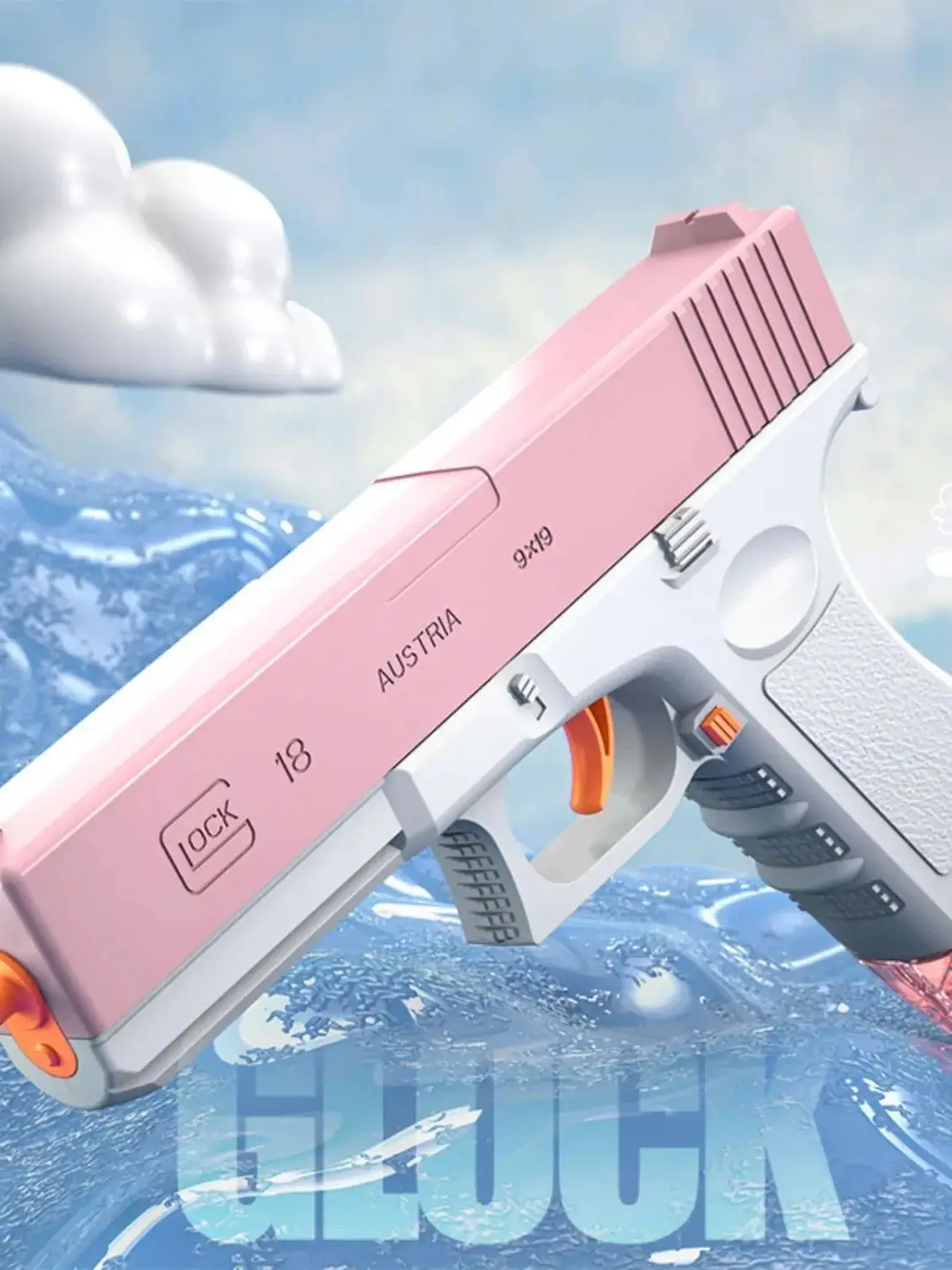 Bullet clip version electric water gun, electric water outlet, high-speed continuous firing, essential for summer play
Bullet clip version electric water gun, electric water outlet, high-speed continuous firing, essential for summer play