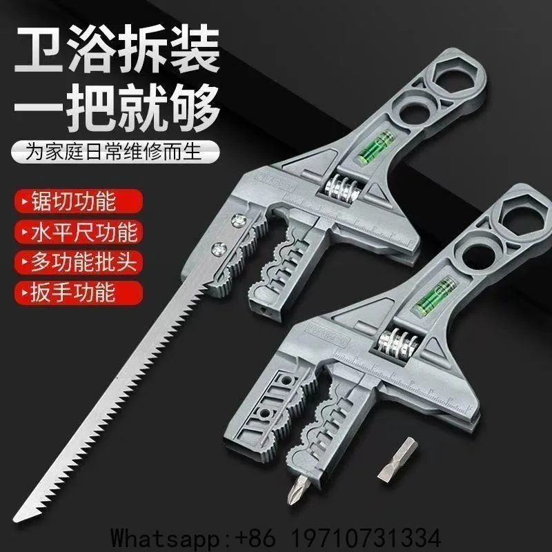 Plumbing Installation,bathroom Wrench,live Mouth,universal Multi-function Wrench, Short Handle Large Opening Faucet,special Tool
Plumbing Installation,bathroom Wrench,live Mouth,universal Multi-function Wrench, Short Handle Large Opening Faucet,special Tool