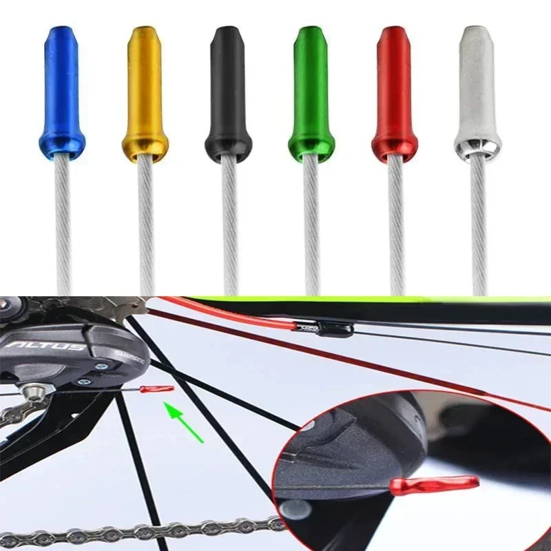 Bicycle Line Pipeline Tail Cap 50 Pack Variable Speed Brake Wire Core Cap Aluminum Alloy Anode MTB Bike Accessories
Bicycle Line Pipeline Tail Cap 50 Pack Variable Speed Brake Wire Core Cap Aluminum Alloy Anode MTB Bike Accessories