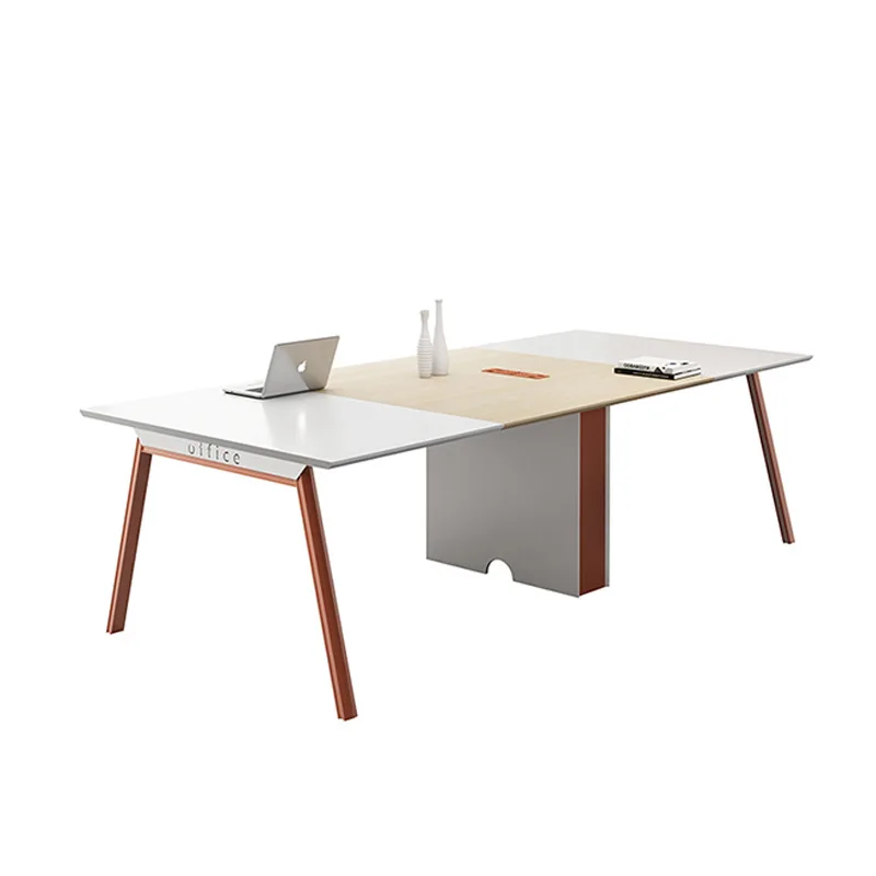 Conference table Long table Simple modern conference room Long small negotiation table
Conference table Long table Simple modern conference room Long small negotiation table