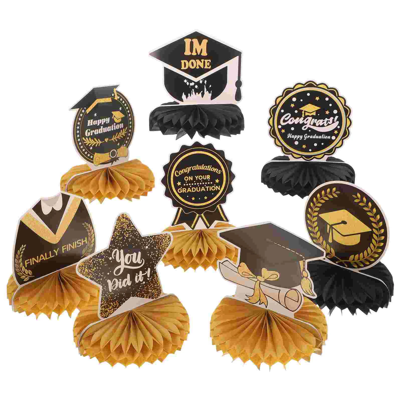 8 Pcs Prom Graduation Ceremony Decoration Table Decorations Paper Honeycomb Ball Party Ornament
8 Pcs Prom Graduation Ceremony Decoration Table Decorations Paper Honeycomb Ball Party Ornament