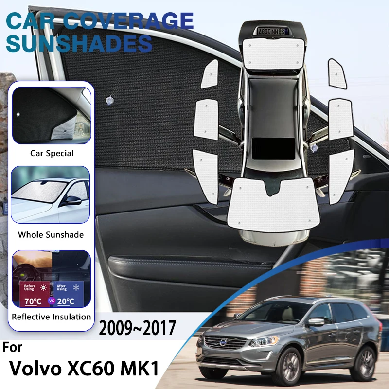 Full Car Sun Shades Parasol For Volvo XC60 MK1 2009~2017 2010 2011 2012 2016 Car Sun Anti-UV Protector Interiors Car Accessories
Full Car Sun Shades Parasol For Volvo XC60 MK1 2009~2017 2010 2011 2012 2016 Car Sun Anti-UV Protector Interiors Car Accessories