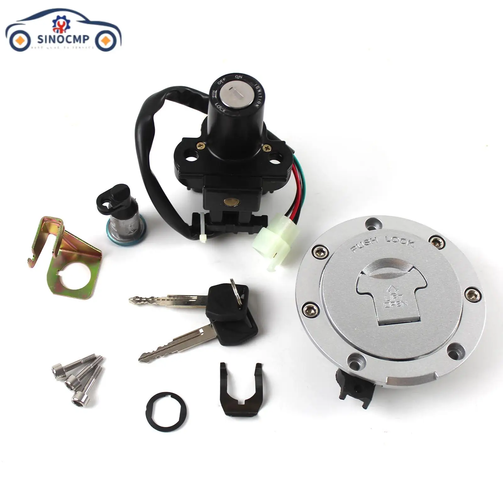 Ignition Switch Lock Fuel Gas Cap Tank Key Set For Honda CBR929 2001-2002 Keyless Start System Car Lock System
Ignition Switch Lock Fuel Gas Cap Tank Key Set For Honda CBR929 2001-2002 Keyless Start System Car Lock System