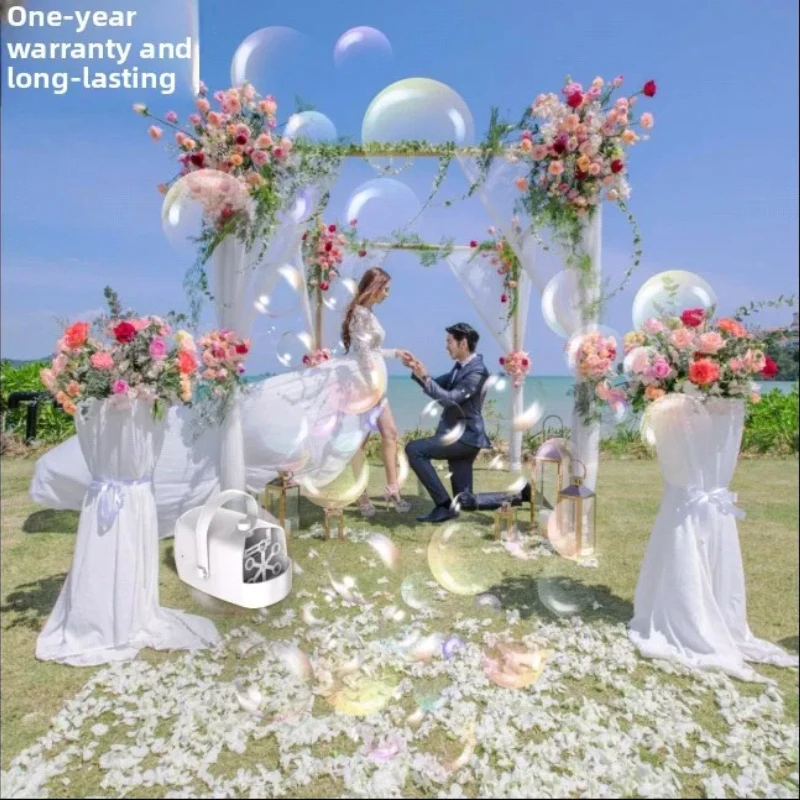 D7-remote control bubble machine 220V power supply or battery or power bank stage wedding outdoor fully automatic
D7-remote control bubble machine 220V power supply or battery or power bank stage wedding outdoor fully automatic