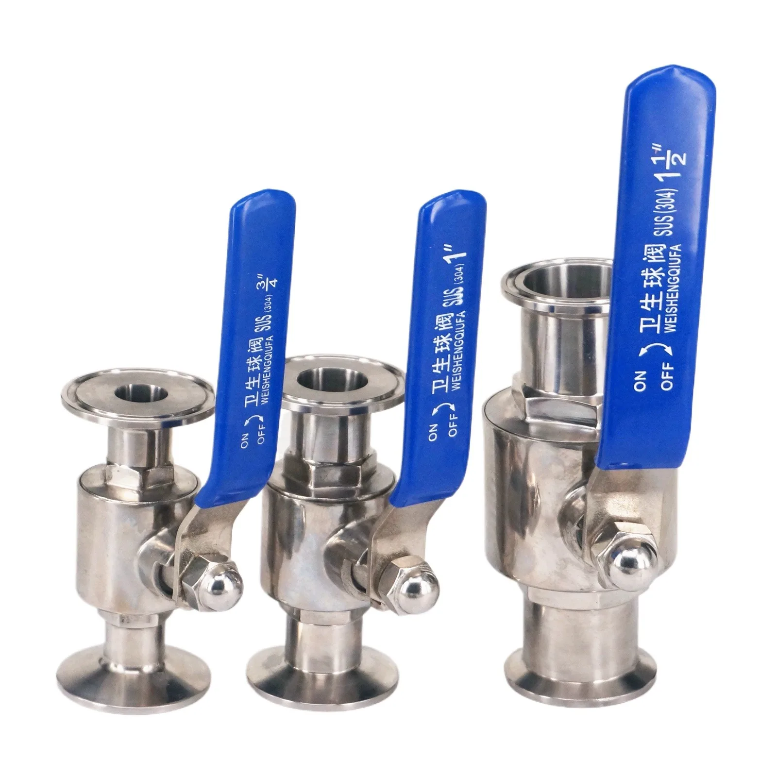 Fit Tube O.D12.7-51mm Tri Clamp 1.5" 2" 2.5" 304 Stainless Steel Straight Sanitary Ferrule Ball Valve
Fit Tube O.D12.7-51mm Tri Clamp 1.5" 2" 2.5" 304 Stainless Steel Straight Sanitary Ferrule Ball Valve