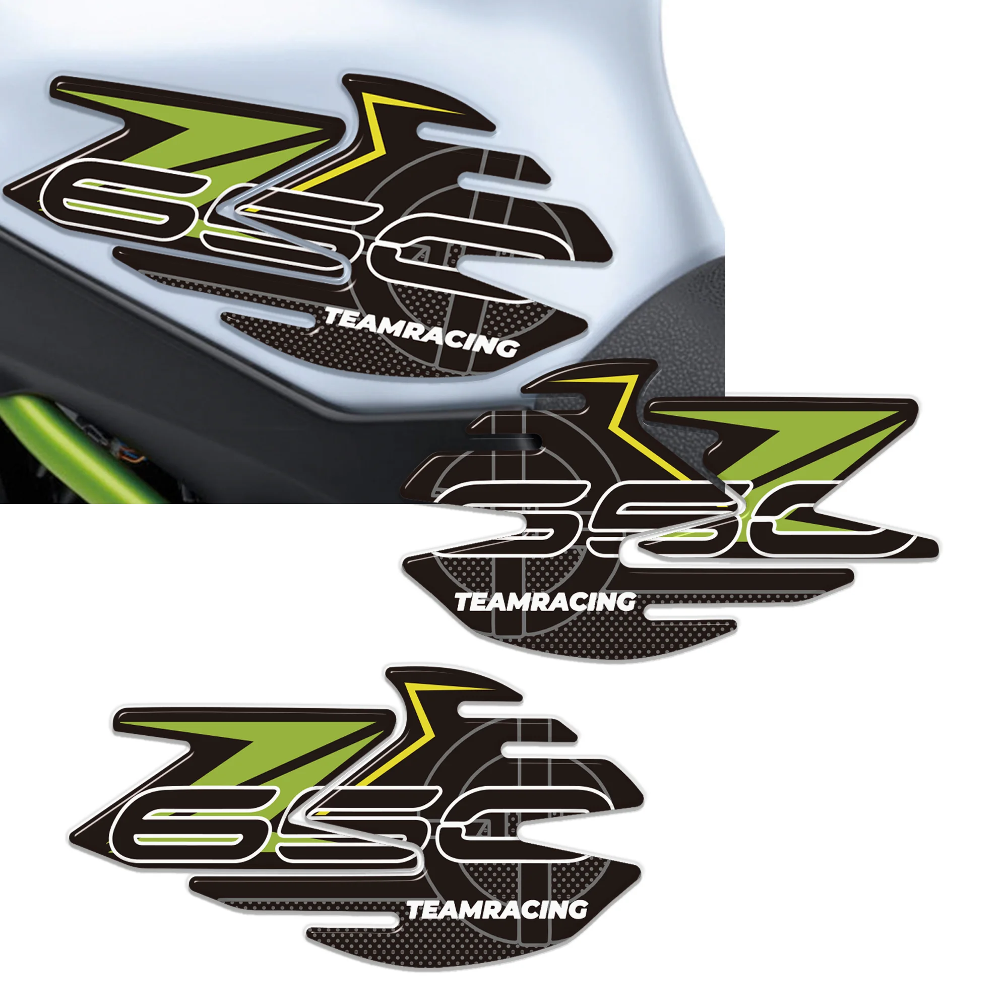 Motorcycle Tank Grips for Kawasaki Ninja 650 Z650 Versys | 3D Fish Bone Emblem Gas Fuel Tank Protection Pad Stickers Kit
Motorcycle Tank Grips for Kawasaki Ninja 650 Z650 Versys | 3D Fish Bone Emblem Gas Fuel Tank Protection Pad Stickers Kit