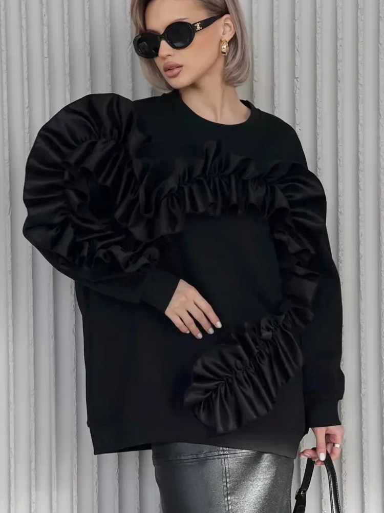 Heart 3D Ruffles Unique Sweatshirts Thicken Fleece Warm Winter Hoodies Pullover Street Fashion Sweet Elegant Women Casual Tops
Heart 3D Ruffles Unique Sweatshirts Thicken Fleece Warm Winter Hoodies Pullover Street Fashion Sweet Elegant Women Casual Tops