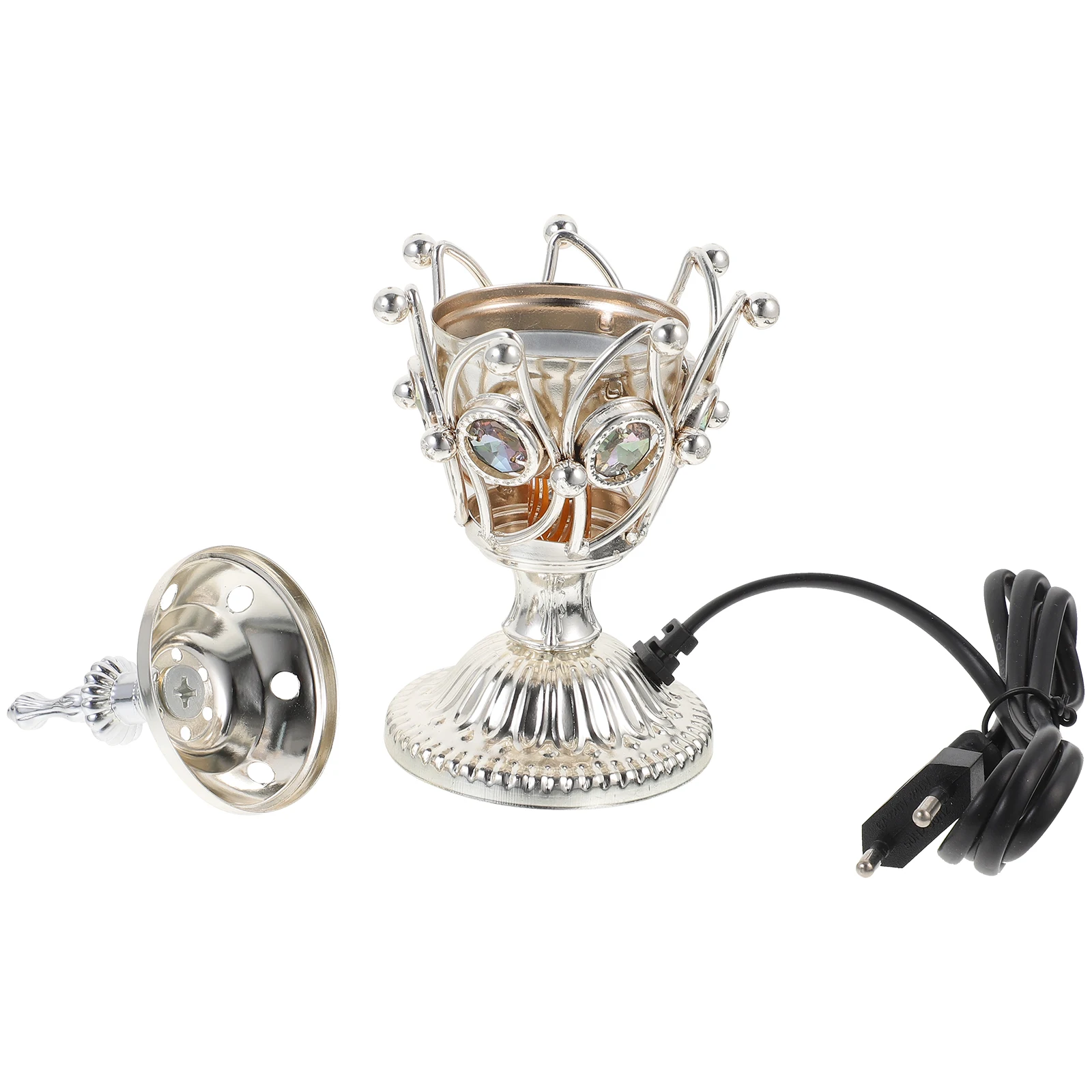 Metal Incense Burner Electric Censer Holder Iron Household Retro nament Small Size Lightweight Bedroom Living Room Office Decor
Metal Incense Burner Electric Censer Holder Iron Household Retro nament Small Size Lightweight Bedroom Living Room Office Decor