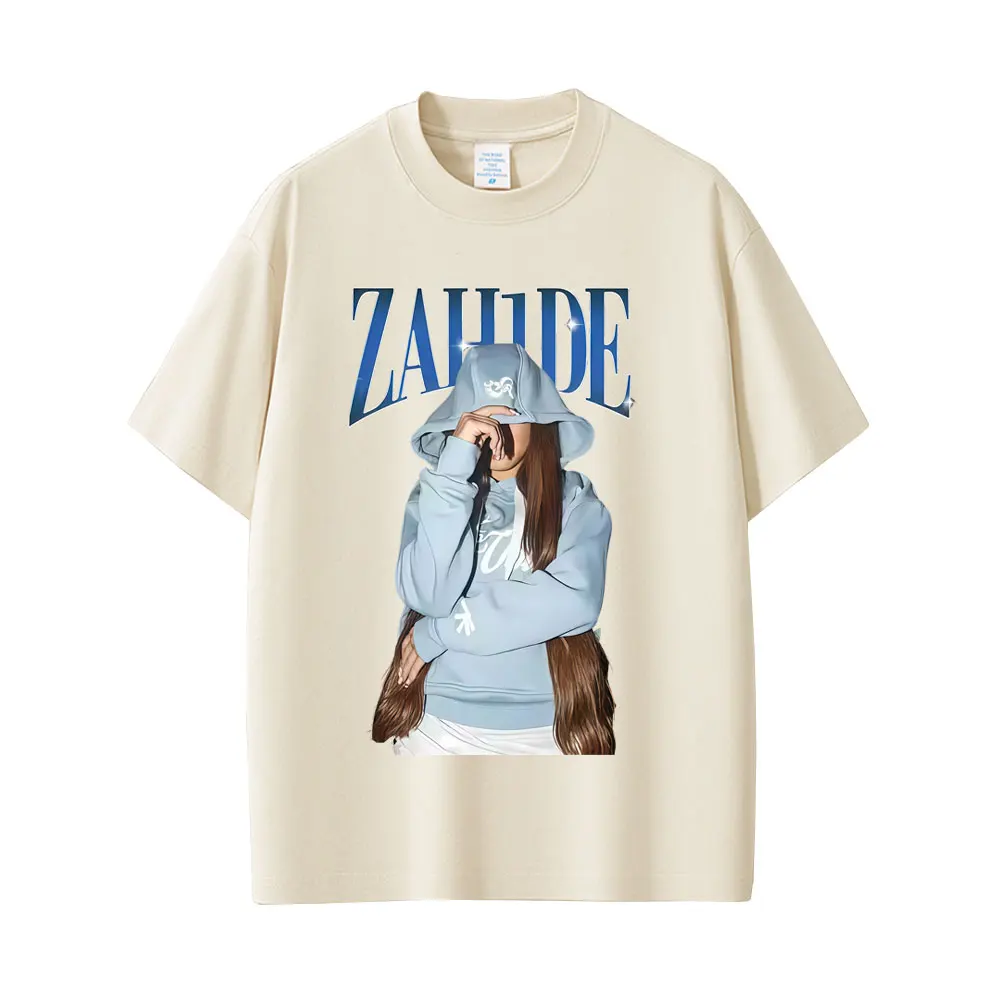 Singer Zahide Graphic Print T-shirts Men Women Hip Hop Fashion Oversized T-shirt Unisex Vintage Short Sleeve T Shirts Streetwear
Singer Zahide Graphic Print T-shirts Men Women Hip Hop Fashion Oversized T-shirt Unisex Vintage Short Sleeve T Shirts Streetwear