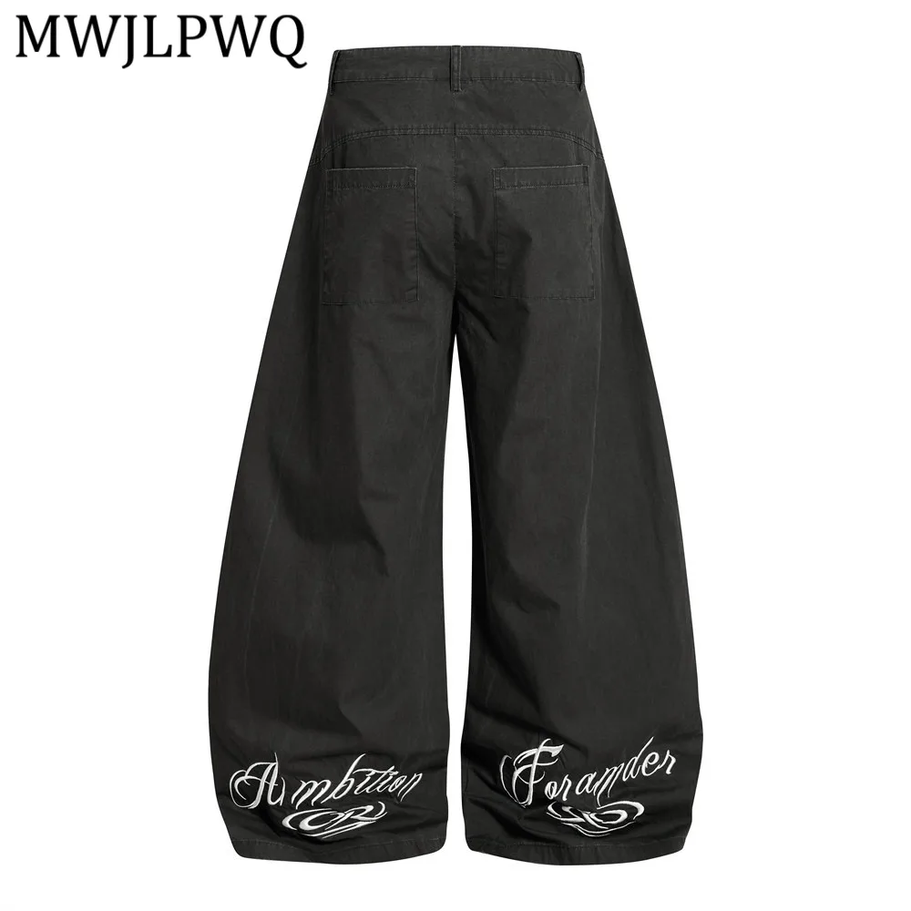 MWJLPWQ Street-Style Letter Embroidery Oversized Curved-Leg Pants For Men Trendy Casual Workwear Design Wide-Leg Trousers 16187
MWJLPWQ Street-Style Letter Embroidery Oversized Curved-Leg Pants For Men Trendy Casual Workwear Design Wide-Leg Trousers 16187