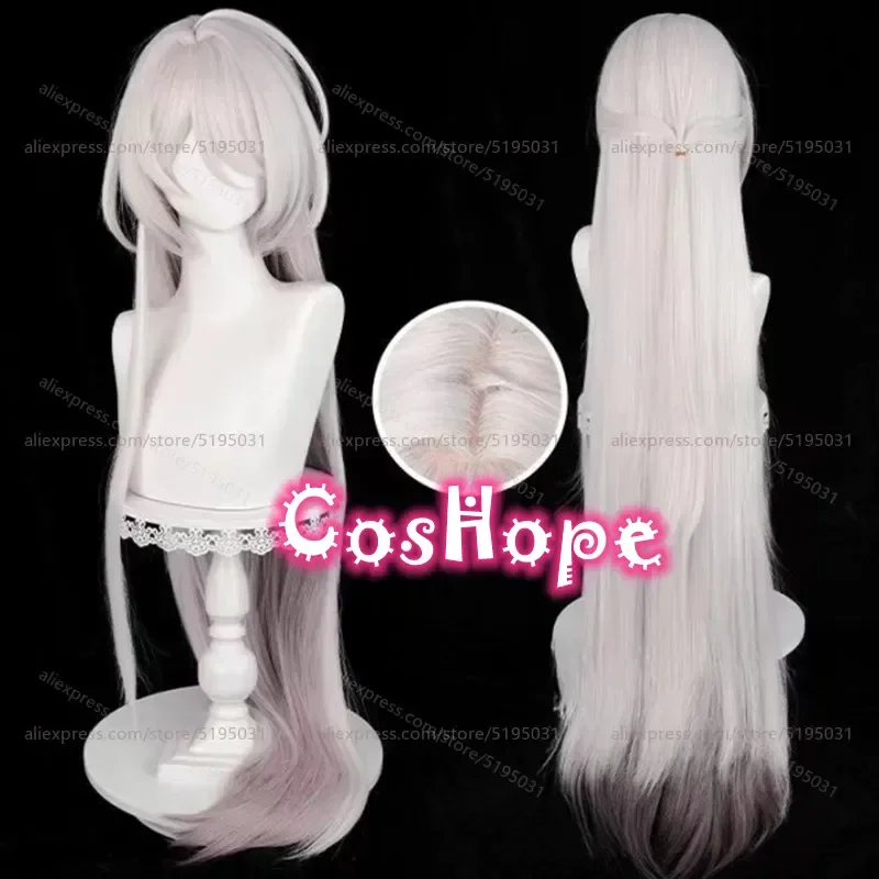 HSR Acheron Cosplay Wig 118cm Silver White Wig Cosplay Anime Heat Resistant Synthetic Wigs for Halloween Carnival Party Costume
HSR Acheron Cosplay Wig 118cm Silver White Wig Cosplay Anime Heat Resistant Synthetic Wigs for Halloween Carnival Party Costume
