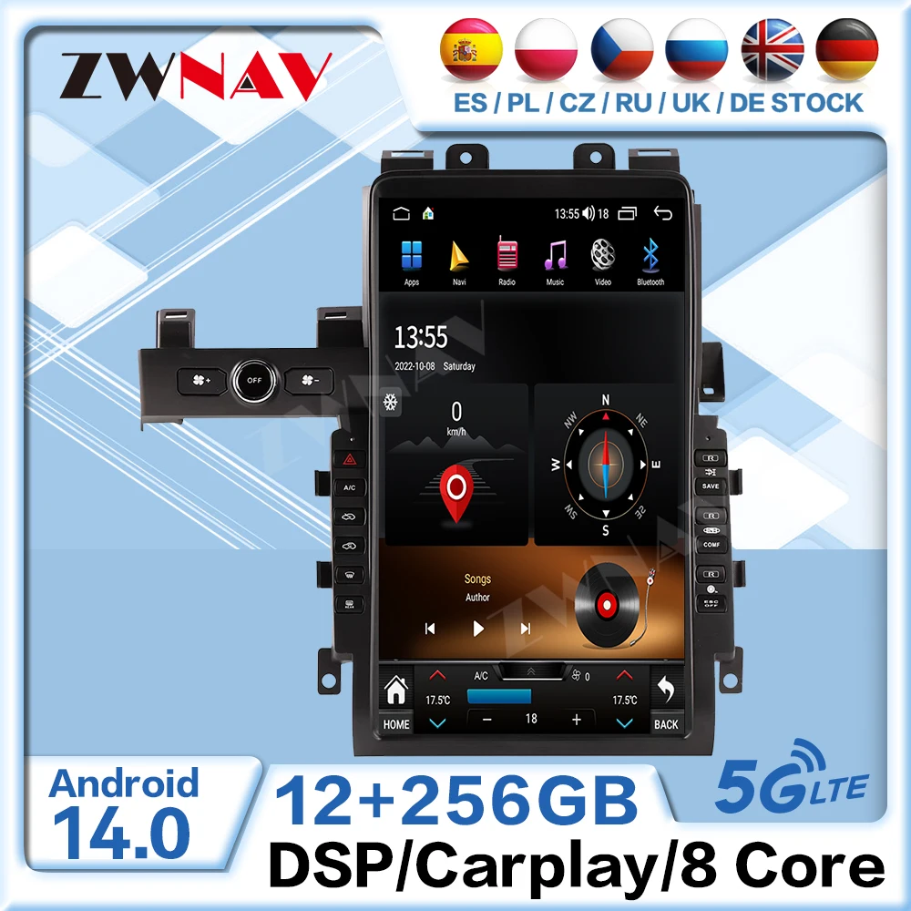 RHD LHD For Nissan GTR 2011 2012 2013 2014 2015 2016 2017 Android 14 Car Multimedia Radio Audio Player GPS Auto Stereo Head Unit
RHD LHD For Nissan GTR 2011 2012 2013 2014 2015 2016 2017 Android 14 Car Multimedia Radio Audio Player GPS Auto Stereo Head Unit