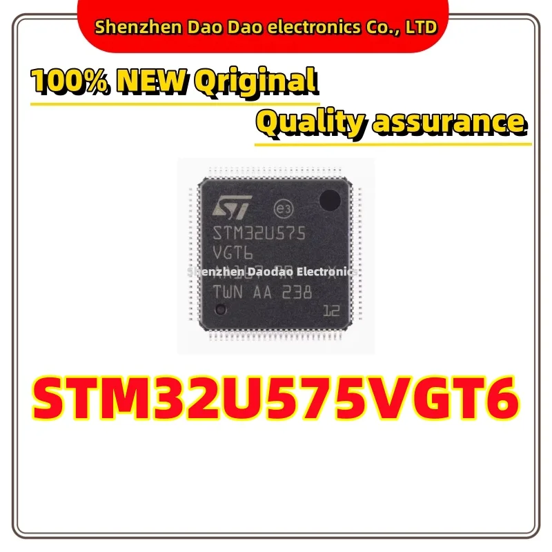 STM32U575VGT6 LQFP-100 ARM Cortex-M33 32-bit microcontroller -MCU chip IC New original 
STM32U575VGT6 LQFP-100 ARM Cortex-M33 32-bit microcontroller -MCU chip IC New original