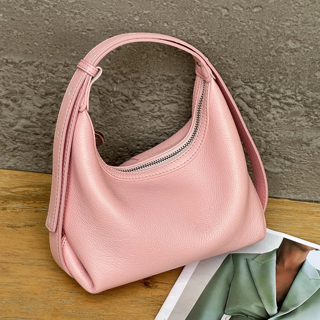 Mendy Genuine Leather Moon Bag Women Litchi Grain Top Handle Detachable Strap Zipper Closure Minimalist Daily Commute Original
Mendy Genuine Leather Moon Bag Women Litchi Grain Top Handle Detachable Strap Zipper Closure Minimalist Daily Commute Original