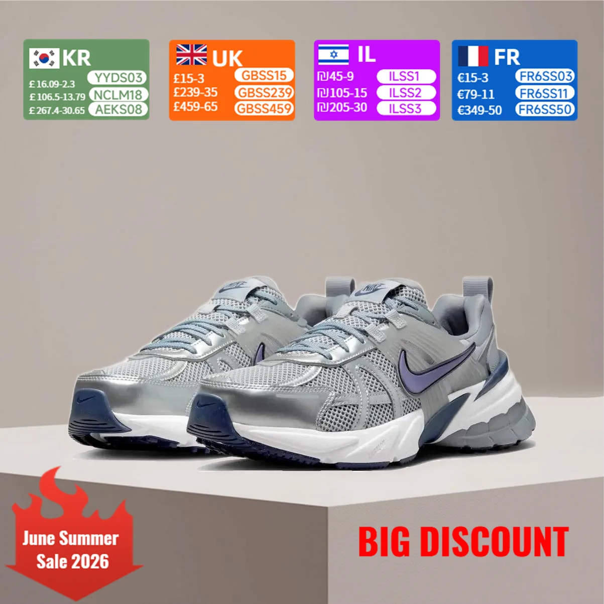Nike V2K Run Retro Running Shoes Comfortable cushioning and durable construction Unisex everyday casual style HJ4497-002
Nike V2K Run Retro Running Shoes Comfortable cushioning and durable construction Unisex everyday casual style HJ4497-002