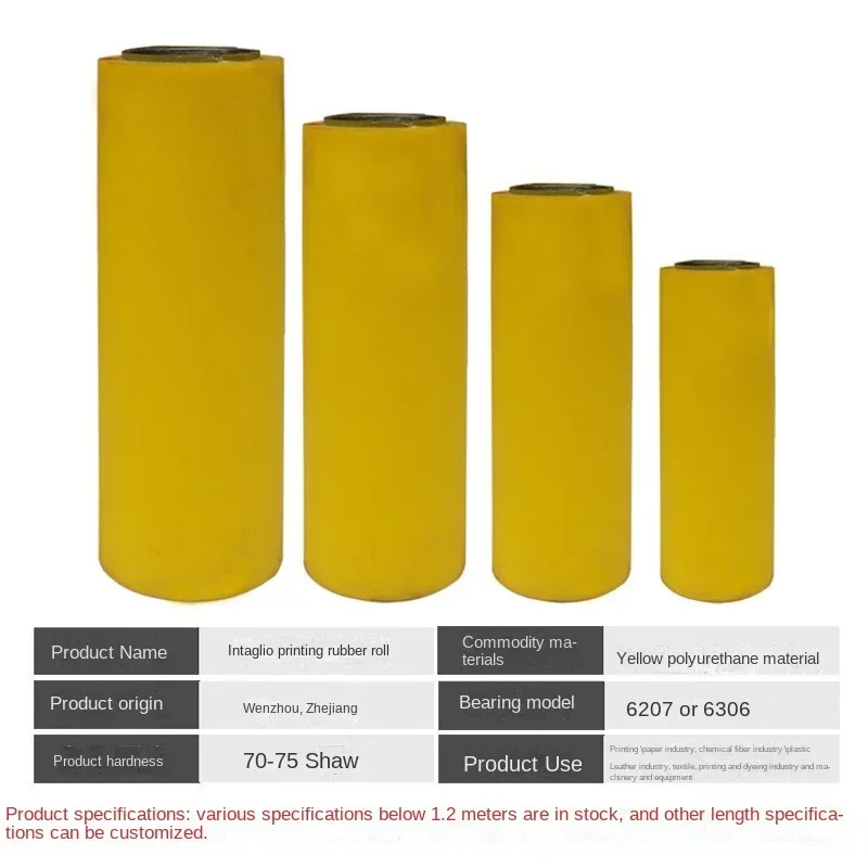 Gravure printing machine, rubber roller, polyurethane wear-resistant, laminating machine, 6207 bearing lagging roller
Gravure printing machine, rubber roller, polyurethane wear-resistant, laminating machine, 6207 bearing lagging roller