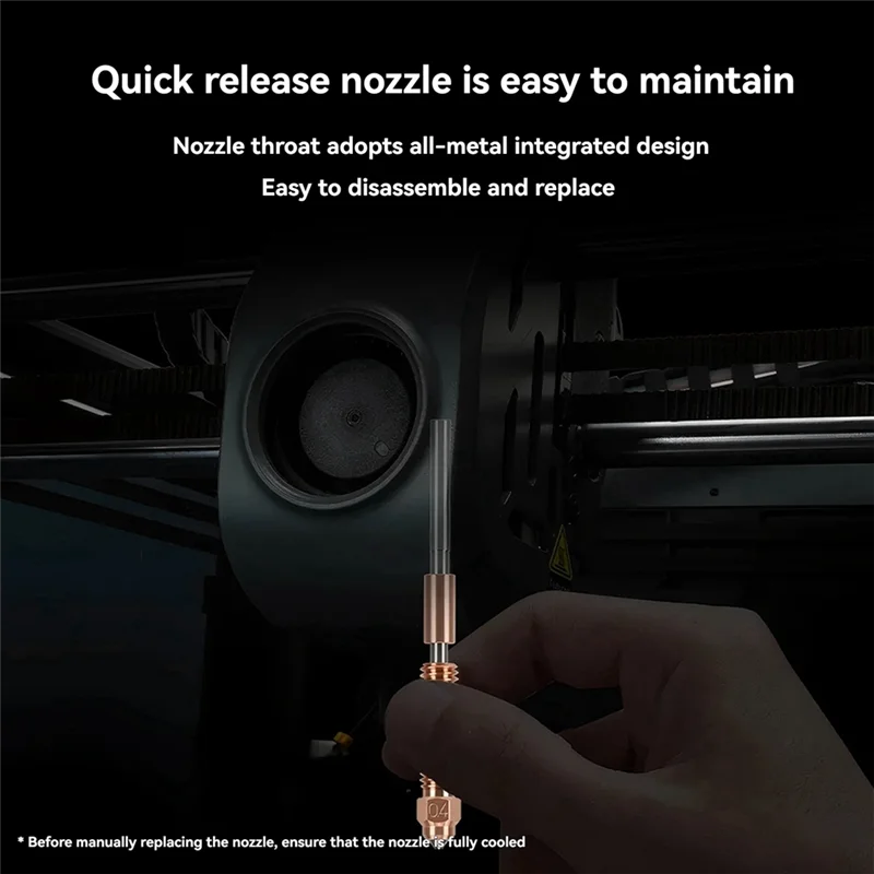 HJ-для Creality K2 Plus, комплект сопел для быстрой замены, цельнометаллический дизайн из закаленной стали для 3D-принтера Creality K2 Plus
HJ-для Creality K2 Plus, комплект сопел для быстрой замены, цельнометаллический дизайн из закаленной стали для 3D-принтера Creality K2 Plus