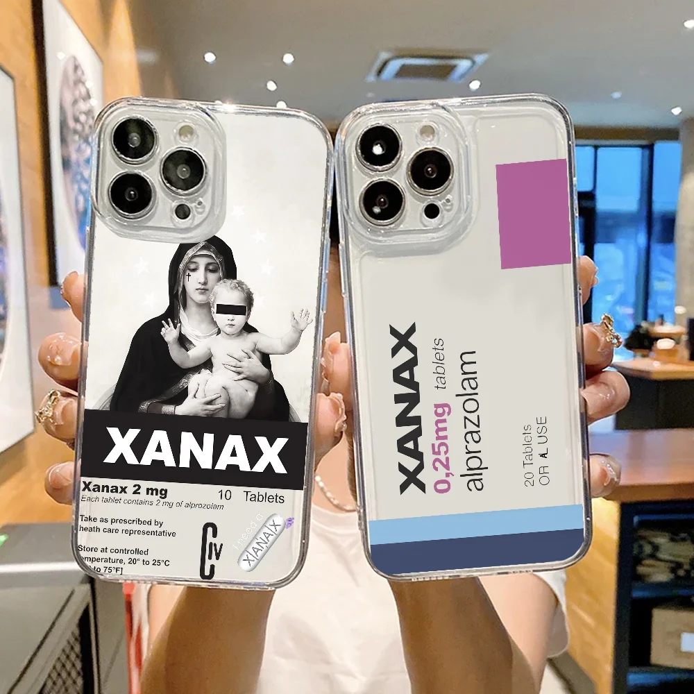 Xanax phone case FUNDA For iPhone 12 11 13 14 15 16 17MINI Max Pro Plus Shockproof Soft Clear Back Cover
Xanax phone case FUNDA For iPhone 12 11 13 14 15 16 17MINI Max Pro Plus Shockproof Soft Clear Back Cover