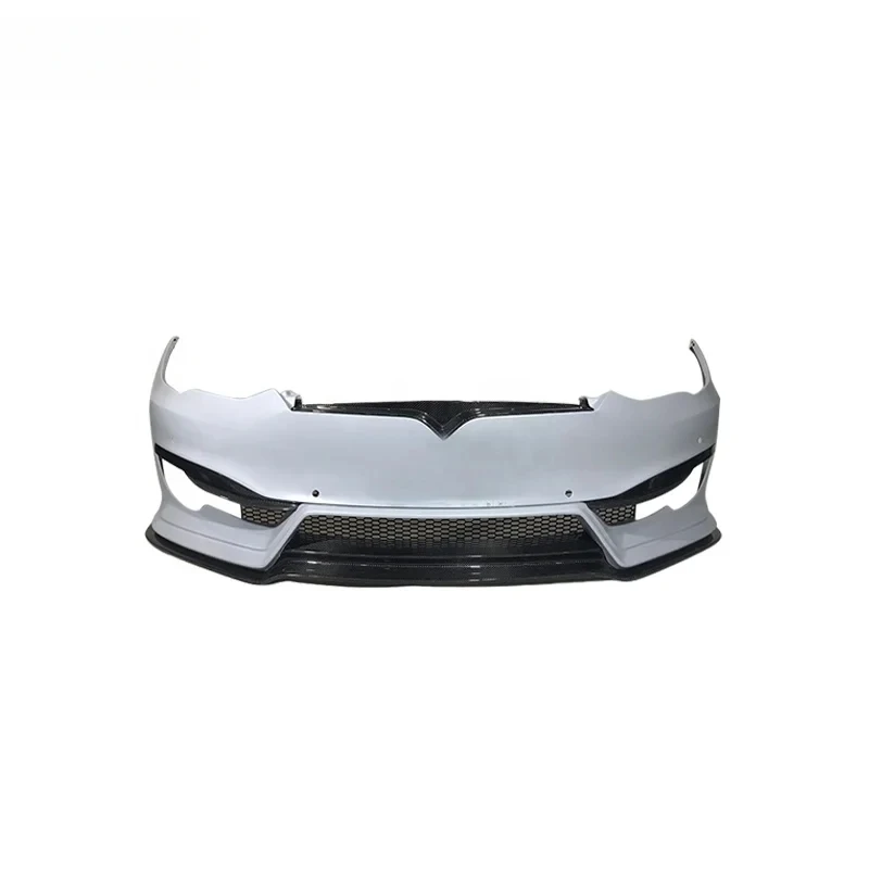 Half Carbon Fiber Front Bumper For Model S 2014-2018
Half Carbon Fiber Front Bumper For Model S 2014-2018