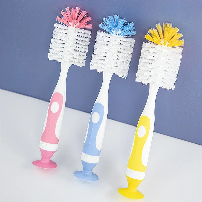 2 in 1 Mother-child Nylon Baby Bottle Cup Cleaning Brush Suction Stand Type Feeding Clean Tool Set
2 in 1 Mother-child Nylon Baby Bottle Cup Cleaning Brush Suction Stand Type Feeding Clean Tool Set