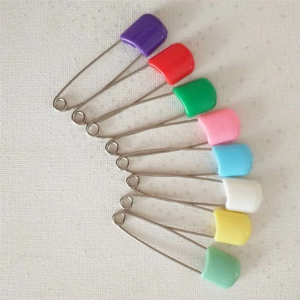 50 Pcs Safety Pins Stainless Steel Plastic Locking Heads Diaper Pins Baby Cloth Adult Clothing Accessories Socks
50 Pcs Safety Pins Stainless Steel Plastic Locking Heads Diaper Pins Baby Cloth Adult Clothing Accessories Socks
