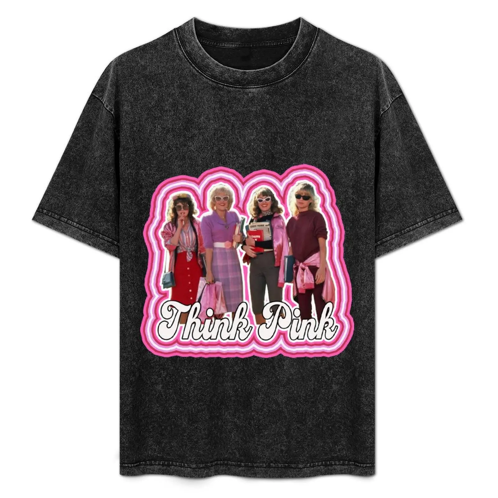 Pink Ladies Grease 2 Michelle Pfeiffer - Think Pink T-Shirt Casual Loose Short Sleeve Tee for Men
Pink Ladies Grease 2 Michelle Pfeiffer - Think Pink T-Shirt Casual Loose Short Sleeve Tee for Men