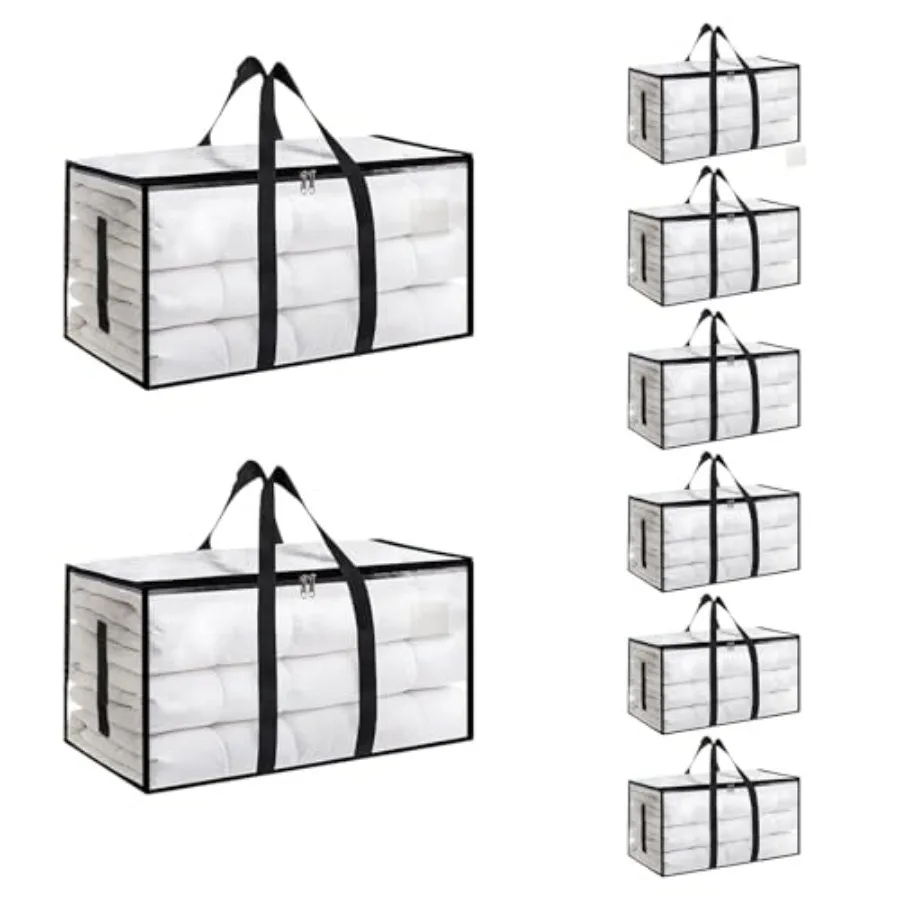 Pack-Extra Large Heavy Duty Moving Bags - Waterproof Storage Totes with Handles and Zippers, Foldable for College Dorm, Storage
Pack-Extra Large Heavy Duty Moving Bags - Waterproof Storage Totes with Handles and Zippers, Foldable for College Dorm, Storage