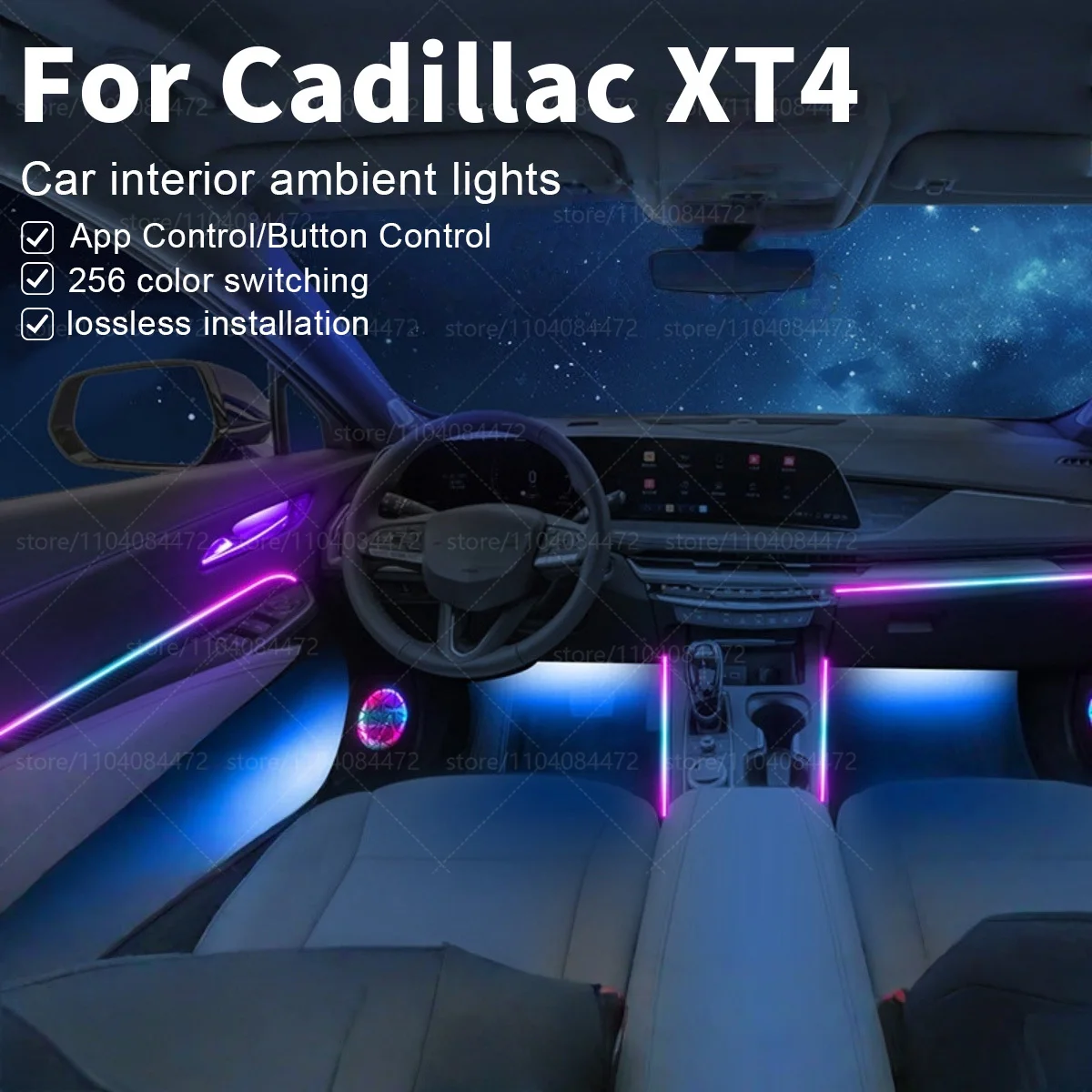 For Cadillac XT4 22in1 RGB Car Interior Acrylic Car Ambient Lights RGB Hidden Acrylic Strip Decoration Atmosphere Accessories
For Cadillac XT4 22in1 RGB Car Interior Acrylic Car Ambient Lights RGB Hidden Acrylic Strip Decoration Atmosphere Accessories