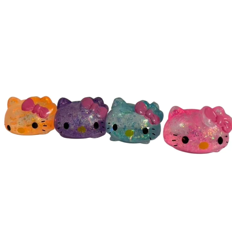 4pcs Shiny Blind Box Hello Kitty Soft Toy - with Slow Bounce Purple Red Cat Head Decoration and Manual Stress Relief Gift
4pcs Shiny Blind Box Hello Kitty Soft Toy - with Slow Bounce Purple Red Cat Head Decoration and Manual Stress Relief Gift