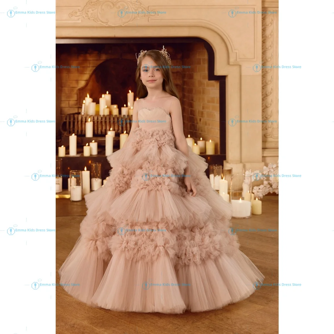 Simple Mesh Bow Children's Flower Girl Dress Girls' A-Line Bridesmaid Wedding Pageant Dress First Communion Dress
Simple Mesh Bow Children's Flower Girl Dress Girls' A-Line Bridesmaid Wedding Pageant Dress First Communion Dress