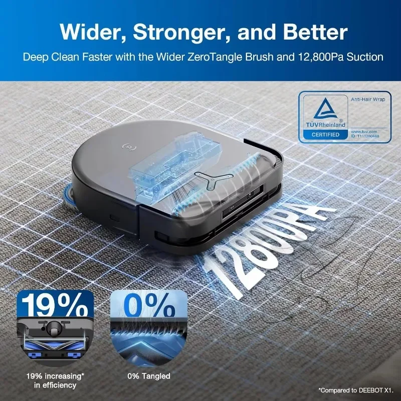 DEEBOT X5 PRO Omni Универсальный робот-пылесос 12800Pa ZeroTangle Швабра для горячей воды Мытье AINA Интеллектуальная навигация
DEEBOT X5 PRO Omni Универсальный робот-пылесос 12800Pa ZeroTangle Швабра для горячей воды Мытье AINA Интеллектуальная навигация