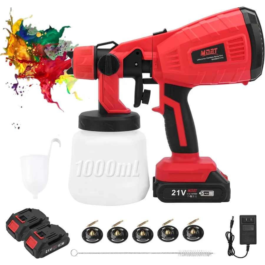 Беспроводной безвоздушный распылитель краски с 2 батареями емкостью 1500 мАч для эффективной покраски дома, шкафов, заборов, палуб, стен и проекторов «сделай сам»
Беспроводной безвоздушный распылитель краски с 2 батареями емкостью 1500 мАч для эффективной покраски дома, шкафов, заборов, палуб, стен и проекторов «сделай сам»